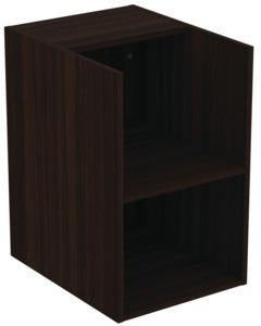 IDEAL STANDARD i.life B Seitenelement für Waschtischplatte, 2 offene Fächer, 400x505x630 mm, Weiß matt