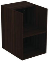 IDEAL STANDARD i.life B Seitenelement für Waschtischplatte, 2 offene Fächer, 400x505x630 mm, Weiß matt