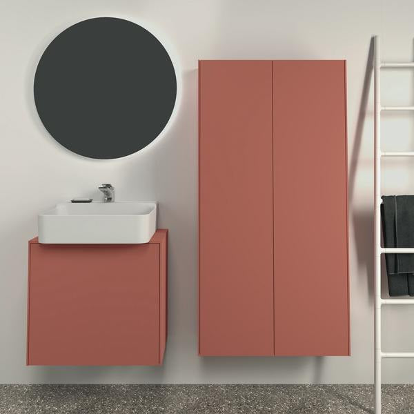 Ideal Standard Conca Waschtischunterschrank Eiche geflammt 602 mm mit Auszug und Push-Open