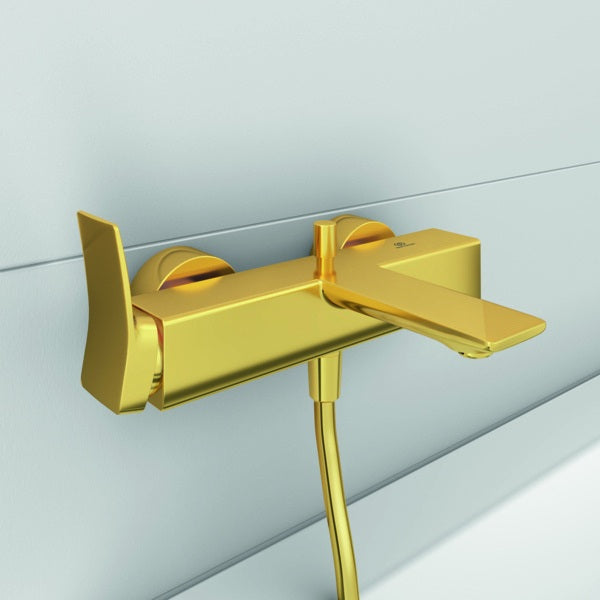 IDEAL STANDARD Conca Badearmatur Aufputz Brushed Gold Einhandhebelmischer