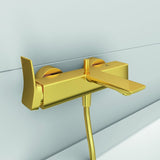 IDEAL STANDARD Conca Badearmatur Aufputz Brushed Gold Einhandhebelmischer