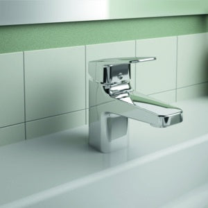Ideal Standard Ceraplan Waschtischarmatur H60, 99 mm Ausladung, Chrom, mit Ablaufgarnitur