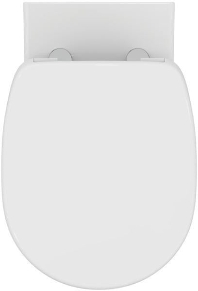 Ideal Standard Connect Wand-WC-Paket randlos mit SoftClosing WC-Sitz, 365x550x340 mm, Weiß