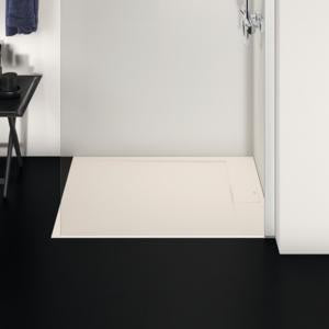 Ideal Standard Ultra Flat S i.life Brausewanne 1000x800x30mm Carraraweiß – Mineralguss mit Anti-Rutsch