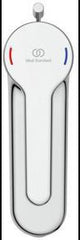 Ideal Standard Ceraplus Grande Waschtischarmatur mit Ablaufgarnitur – Chrom, 123 mm Ausladung, Einhandhebel