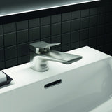 Ideal Standard Conca Waschtischarmatur Brushed Gold mit Ablaufgarnitur 132mm Ausladung