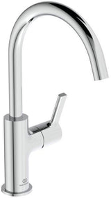 Ideal Standard Joy Waschtischarmatur mit hohem Auslauf, Brushed Gold, 169 mm, ohne Ablaufgarnitur