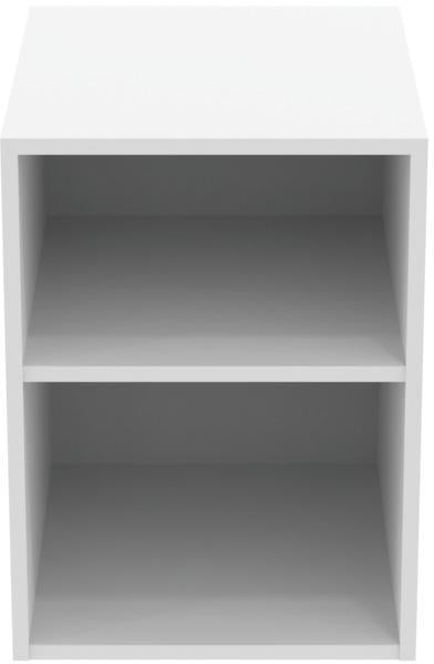 IDEAL STANDARD Finesse Seitenelement 400x505x540mm Greige matt – Wandhängend mit 2 offenen Fächern