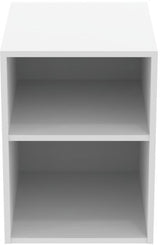 IDEAL STANDARD Finesse Seitenelement 400x505x540mm Greige matt – Wandhängend mit 2 offenen Fächern