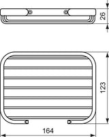 Ideal Standard Seifenkorb Connect wandhängend, Chrom – verdeckte Befestigung, Messing