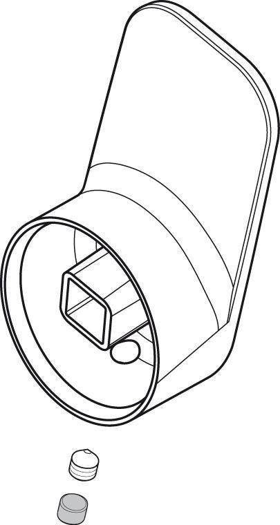 IDEAL STANDARD IS Griff Tonic II 28er komplett Hebelgriff Chrom