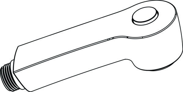 IDEAL STANDARD Küchen-Handbrause COMBI ND in Chrom – verchromte Geschirrbrause
