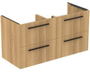 Ideal Standard i.life B Waschtischunterschrank 1200 mm, 4 Auszüge, Weiß matt, wandhängend