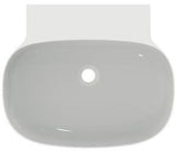 Ideal Standard Waschtisch Linda-X 600x500x135mm geschliffen Weiß ohne Hahnloch ohne Überlauf