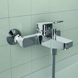 IDEAL STANDARD Ceraplan Badearmatur Aufputz Chrom – Wandmontage mit Keramikkartusche