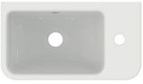 Ideal Standard i.life S Handwaschbecken 450x250x140mm Weiß, 1 Hahnloch rechts, mit Überlauf