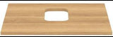 IDEAL STANDARD i.life B Waschtischplatte 602x507x18 mm Carbongrau matt – mittiger Ausschnitt