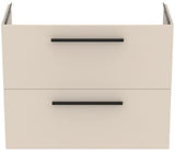 Ideal Standard i.life S Waschtischunterschrank 800 mm, 2 Auszüge, Weiß matt, wandhängend