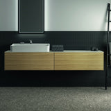 Ideal Standard Conca WT-Unterschrank 1985 mm, 2 Auszüge, Eiche geflammt, wandhängend