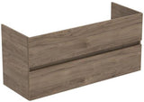 Ideal Standard Eurovit+ Waschtischunterschrank 1200 mm, 2 Auszüge, grau lackiert