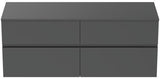IDEAL STANDARD Finesse Waschtischunterschrank 1402 mm, 4 Auszüge, Greige matt