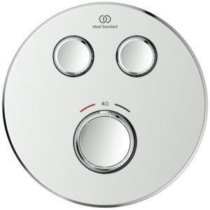 Ideal Standard Ceratherm Navigo 2 Brausethermostat Unterputz, 2 Verbraucher, rund, Chrom