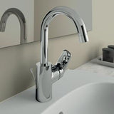 IDEAL STANDARD Ceraflex Waschtischarmatur 146 mm mit hohem Auslauf und Ablaufgarnitur in Chrom