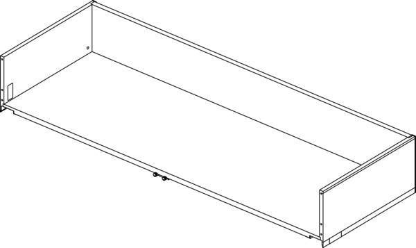 IDEAL STANDARD Conca Schubladenelement 120x50,5 cm anthrazit matt – unten, links/rechts