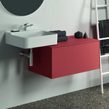 Ideal Standard Conca Waschtischunterschrank 802 mm, 1 Auszug, Push-Open & Softclose, Weiß Matt