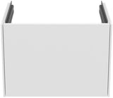 IDEAL STANDARD Conca Möbelwaschtischunterschrank 500 mm, 1 Auszug, Weiß Matt – Wandhängend mit Push-Open und Softclose