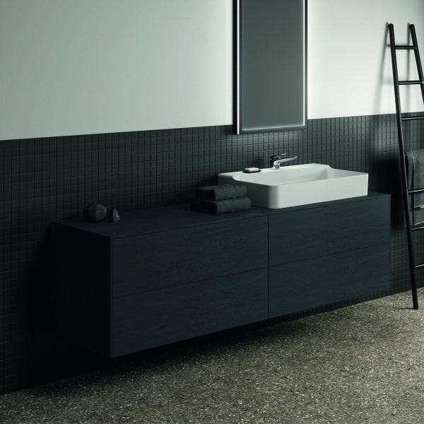 Ideal Standard Conca WT-Unterschrank 1987 mm, 4 Auszüge, Eiche geflammt, Push-Open & Softclose