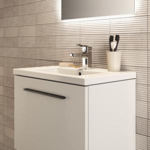 Ideal Standard i.life S Möbelwaschtisch 610 mm, 1 Hahnloch, mit Überlauf, Weiß