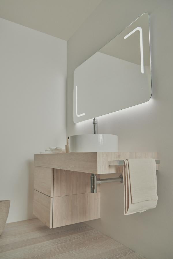 IDEAL STANDARD Mirror&Light Wandspiegel mit LED-Beleuchtung, 600x700 mm, Antibeschlagfunktion