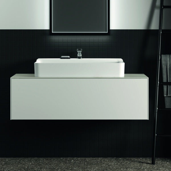Ideal Standard Conca Waschtischplatte 1202x505x6 mm Keramik Feinsteinzeug Marmor Calacatta
