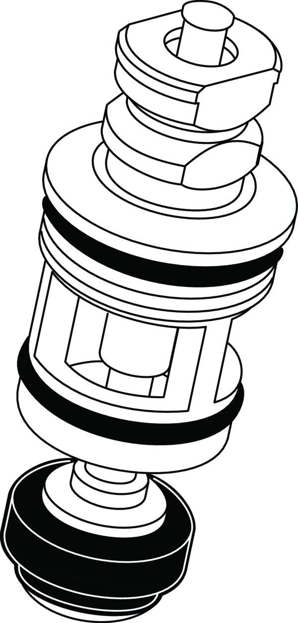 Ideal Standard Umschaltung CELIA Chrom – Ersatzteil für Badarmaturen