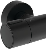 Ideal Standard Duschsystem Ceratherm Alu+ mit Thermostat, Kopf- und Handbrause, Ablage