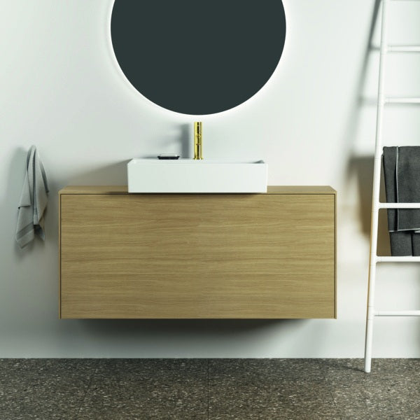 IDEAL STANDARD Handtuchhaken Conca rund Brushed Gold – Messing, verdeckte Befestigung