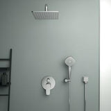Ideal Standard Idealrain Wandanschluss 300 mm Chrom – Aufputz Kopfbrauseanschluss mit Rosette