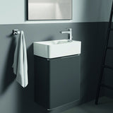 Ideal Standard Edge Waschtischarmatur Slim Chrom 5 l/min mit Ablaufgarnitur 120 mm Ausladung