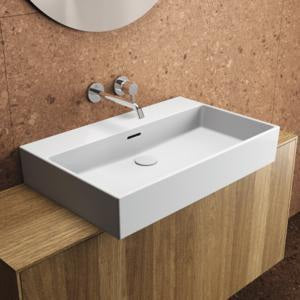 Ideal Standard Extra Aufsatzwaschtisch 700x450x150mm geschliffen Weiß ohne Hahnloch
