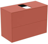 Ideal Standard Conca Waschtischunterschrank Eiche hell 802 mm – 2 Auszüge, Push-Open, wandhängend