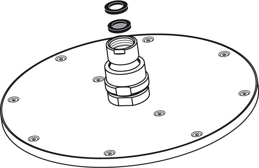 IDEAL STANDARD Kopfbrause Chrom 200 mm – schwenkbarer Regenstrahl, 1-Funktion