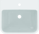 Ideal Standard i.life B Waschtisch 500x440mm Weiß mit IdealPlus Beschichtung – 1 Hahnloch, Überlauf, hängend
