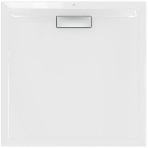 Ideal Standard Ultra Flat New Quadrat-Brausewanne 900x900x25 mm Weiß – bodenebener Einbau