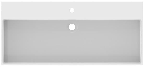 Ideal Standard Waschtisch Extra 1015 mm, 1 Hahnloch, mit Überlauf, geschliffen Weiß