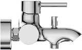 IDEAL STANDARD Ceraline Badearmatur Aufputz Chrom mit Umstelleinheit und Wassersparposition