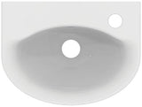 Ideal Standard Handwaschbecken Connect Arc, 350x260x155 mm, 1 Hahnloch rechts, mit Überlauf, Weiß