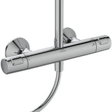 Ideal Standard Duschsystem Ceratherm T25 mit Brausethermostat, Kopf- und Handbrause, Chrom