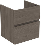 Ideal Standard Finesse Waschtischunterschrank 480 mm, 2 Auszüge, Greige matt – Wandhängend mit Softclose