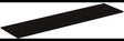 IDEAL STANDARD i.life B Waschtischplatte 2004x506x18mm Coffee Oak ohne Ausschnitt